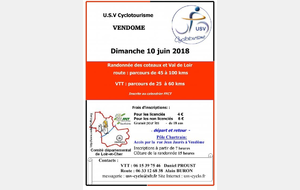 10 JUIN RANDONNEE DES COTEAUX DU VAL DE LOIR 