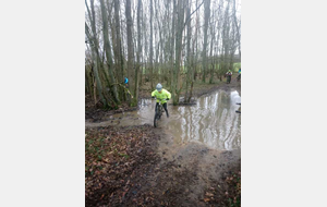 Mardi 14 janvier : on se mouille au VTT...