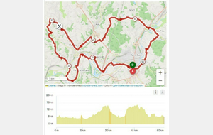 CHALLENGE DU CENTRE :La vallée du Loir et les portes du Perche 62 Km