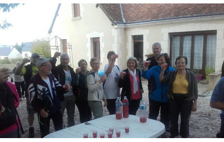 Marcheurs en pause